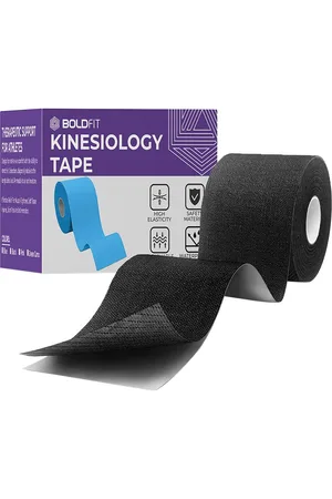 BOLDFIT Black Solid Kinesiology Tape