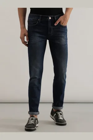 Lee Men Mid-Rise Slim Fit Clean Look Light Fade Stretchable Jeans