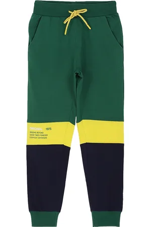 Provogue Boys Colourblocked Mid-Rise joggers