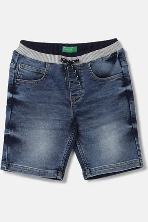 Benetton Boys Washed Denim Shorts