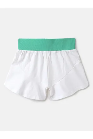 Benetton Girls Regular Fit Cotton Shorts