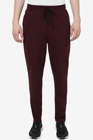 JADE BLUE Men Regular Fit Cotton Track Pants