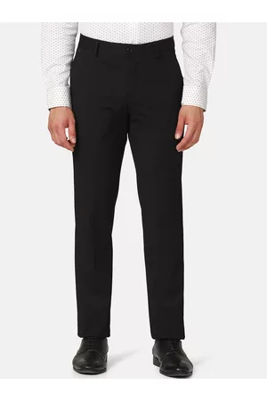Buy BLACKBERRYS Structured Polyester Viscose Slim Fit Mens Trousers   Shoppers Stop
