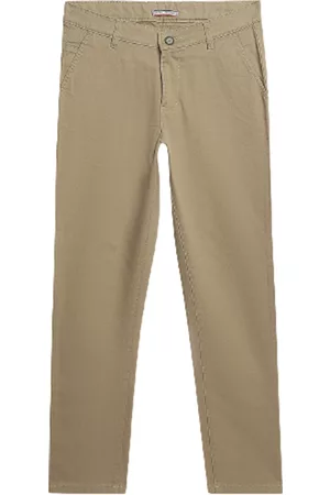 boys mid rise cotton chinos trousers