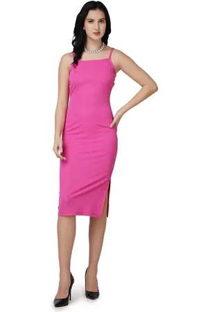 Popwings Pink Bodycon Dress