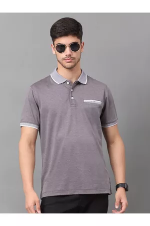 LOUIS STITCH Polo Collar Slim Fit Cotton Dry Fit T-shirt