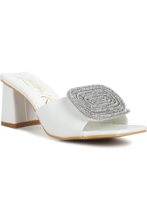 London Rag Embellished Block Heels