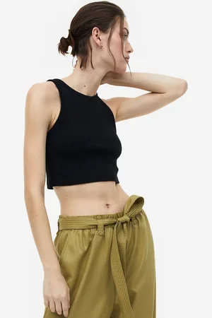 H&M Women Tie-Belt Lyocell Trousers