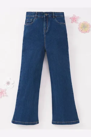 edheads Girls Mid-Rise Clean Look Bell Bottom Stretchable Jeans