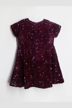 Cherry Crumble Girls Embellished A-Line Dress