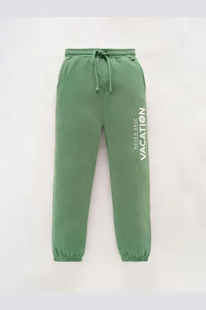 edheads Boys Typography Printed Cotton Joggers