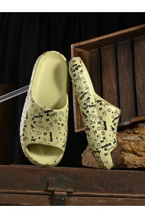 Kook N Keech Women Printed Slip On Croslite Sliders