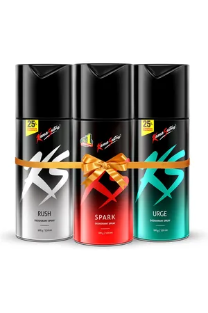 Kamasutra Set Of 3 Deodorant Spray 150ml Each - Spark + Rush + Urge