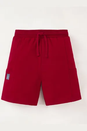 edheads Boys Mid-Rise Knee Length Cotton Shorts