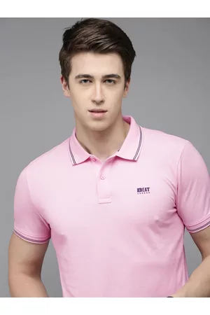 Pepe Jeans Men Solid Polo Collar T-shirt
