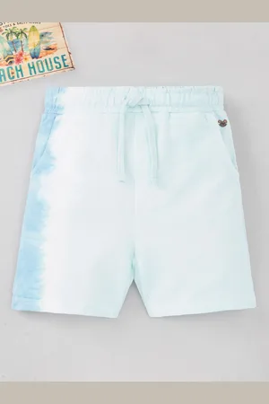 Ed-a-Mamma Boys Tie -Dye Ombre Mid-Rise Cotton Shorts