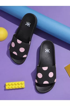 Kook N Keech Women Polka Dot Sliders