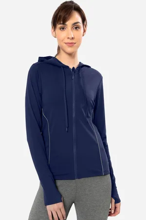Amante Hooded Antimicrobial Training or Gym Sporty Jacket