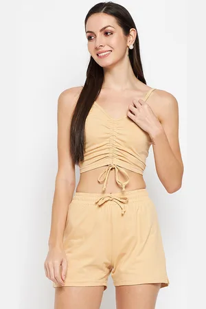 BRINN Bralette Top With Shorts Co-Ords