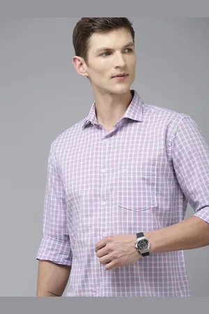 Park Avenue Men Pure Cotton Slim Fit Checked Casual Shirt