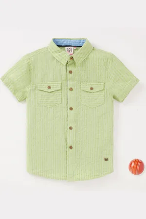 Ed-a-Mamma Boys Striped Opaque Casual Shirt