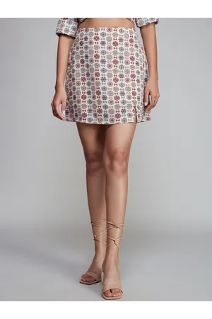 20Dresses Printed A-Line Mini Skirt
