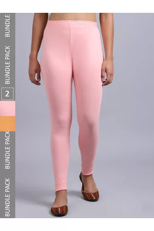 GRACIT Women Pack Of 2 Ankle-Length Cotton Leggings