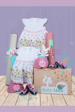 Baby Moo Infants Pack Of 9 Baby Apparel Gift Set