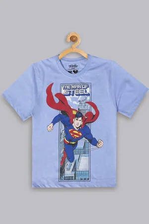 Kidsville Boys Superman Graphic Printed T-Shirt