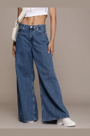 Calvin Klein Loose Fit Low-Rise Clean Look Light Fade Pure Cotton Jeans