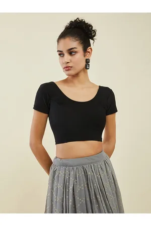 Soch Women Cotton Saree Blouse