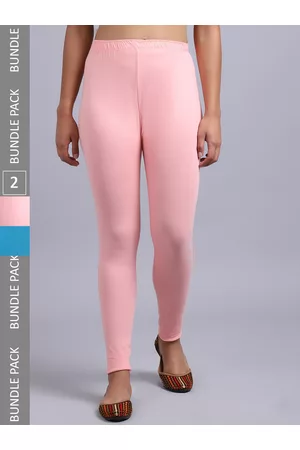 GRACIT Women Pack Of 2 Ankle-Length Cotton Leggings