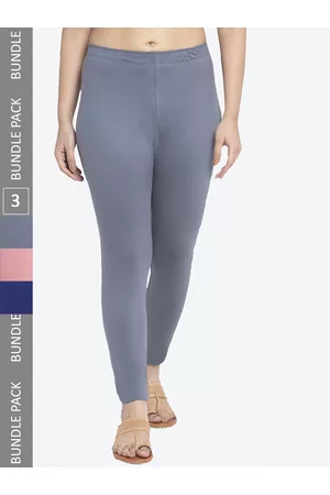 GRACIT Women Pack Of 3 Ankle-Length Leggings