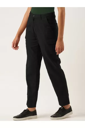 IVOC Women Mid rise Regular Fit Cargo Trouser