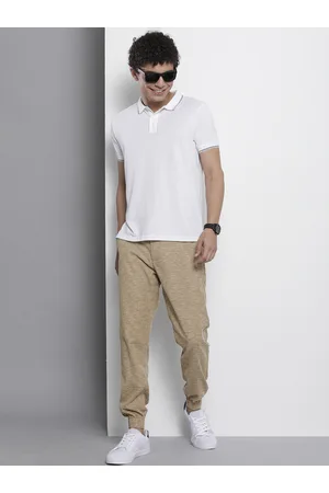 The Indian Garage Co Men Slim Fit Joggers Trousers