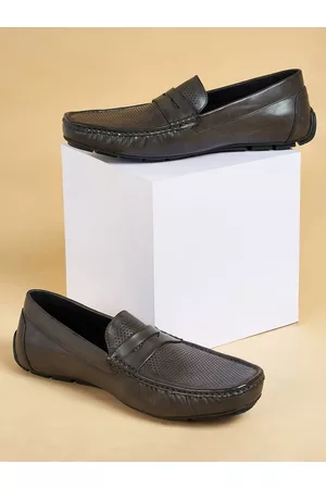Pantaloons Men Loafers - Men Perforated Penny Loafers