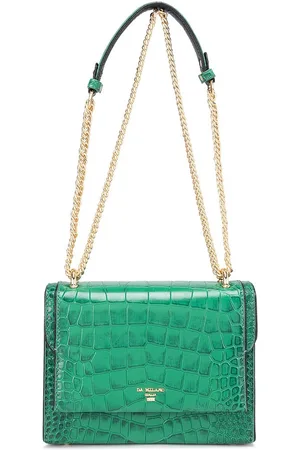 Da Milano Textured Leather Structured Sling Bag
