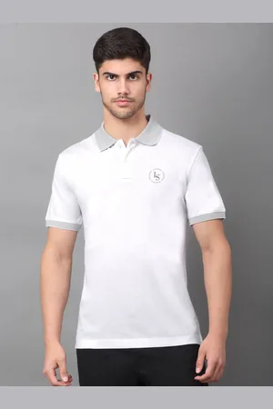LOUIS STITCH Polo Collar Slim Fit Cotton Dry Fit T-shirt