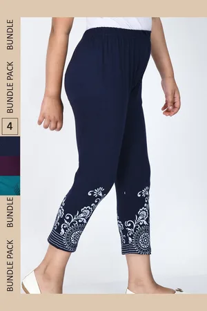 IndiWeaves Girls Pack Of 3 Printed Pure Cotton Capris