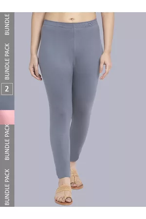 GRACIT Women Pack Of 2 Ankle Length Leggings