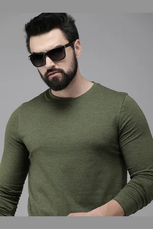 Roadster The Lifestyle Co. Men Solid Long Sleeves Round Neck Casual T-shirt