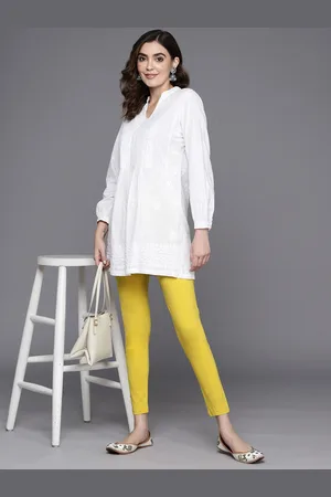 Indo Era Women Solid Skinny Fit Ankle Length Leggings