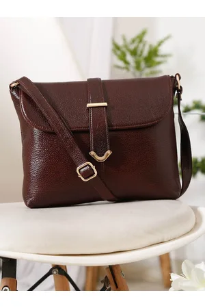 Teakwood Leathers Water Resistant Structured Sling Bag