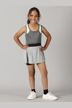 KiddoPanti Girls Tank Top with Skort