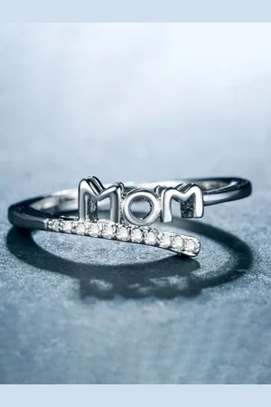 Myki Silver-Plated Cubic Zirconia-Studded Finger Ring