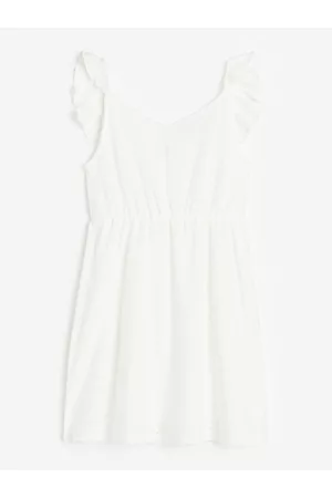 H&M Girls Frill-Trimmed Dress