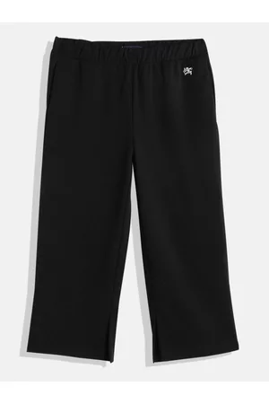 Allen Solly Girls Regular Fit Trousers with Slit Detail