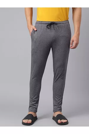 Richlook Men Mid-Rise Cotton Track Pants