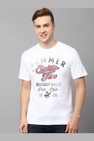 Beverly Hills Polo Club Typography Printed Cotton T-shirt