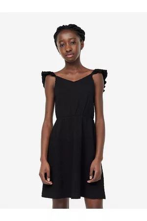 H&M Girls Frill-Trimmed Dress